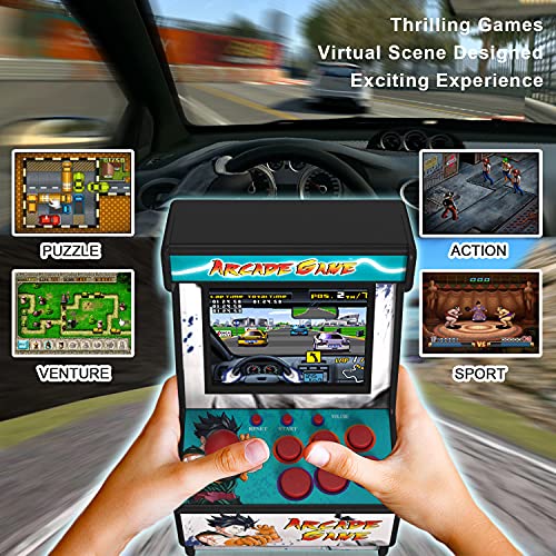 Mini Arcade Machine, Retro Handheld Console with 156 Classic Games C832