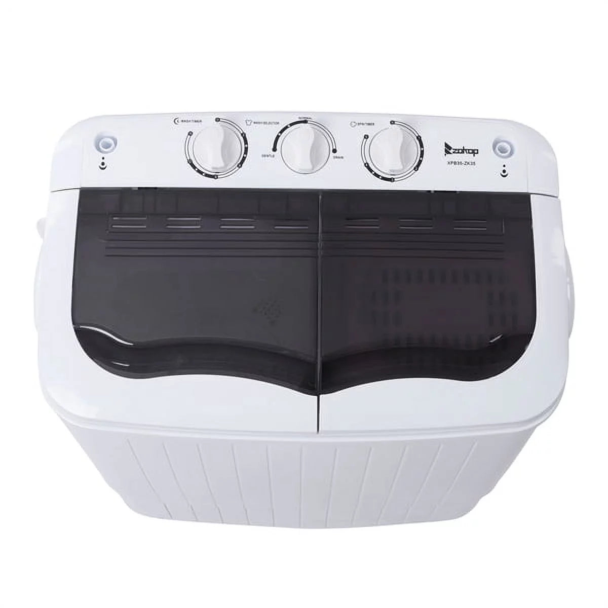 ZOKOP XPB35-ZK35 Semi-automatic Washing Machine with Gray Cover O68646