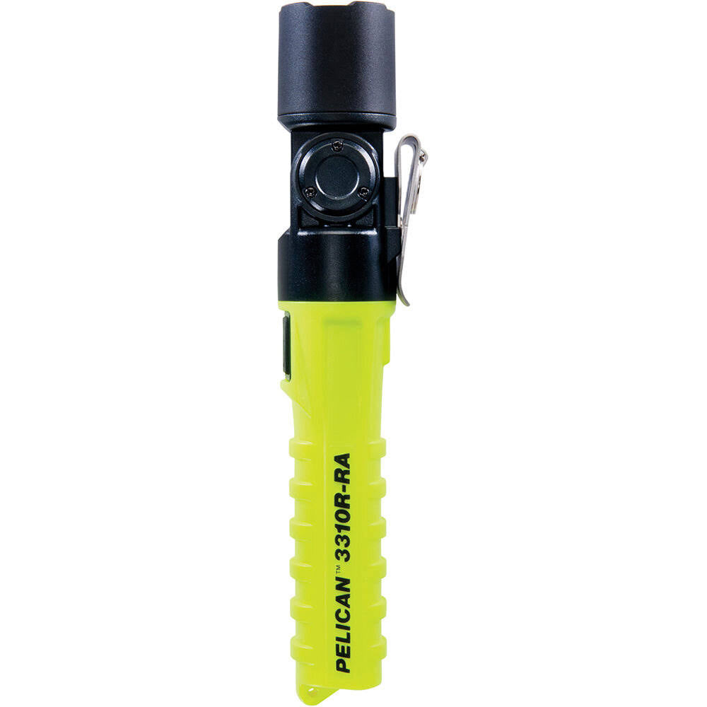 Pelican 3310R-RA Right-Angle Rechargeable Flashlight Yellow J64687