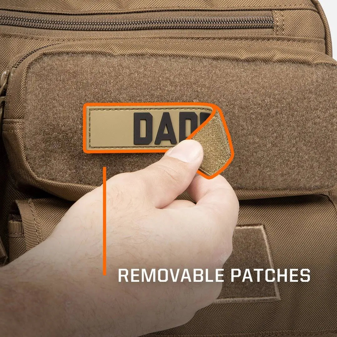 Deuce 2.0 Tactical Diaper Bag + Baby Carrier Bundle, Coyote Brown J2514