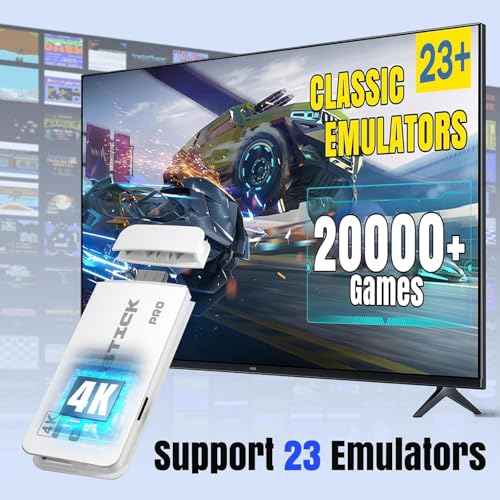 Retro Gaming Console with Dual Controllers, HDMI Output R4517