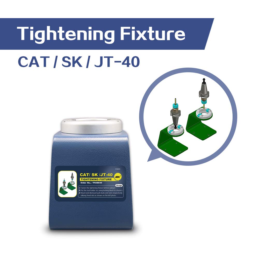 CAT40 Tool Holder Tightening Fixture CNC Locking Seat, 2 Pack O292305