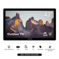 Suncast 43" Outdoor Partial Shade 4K UHD LED TV with Waterproof Remote + Compatible Wall Mount (SNCT4300)