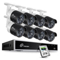 Loocam 1080p 8 CH HD-TVI Video Security Camera System DVR Surveillance Kit