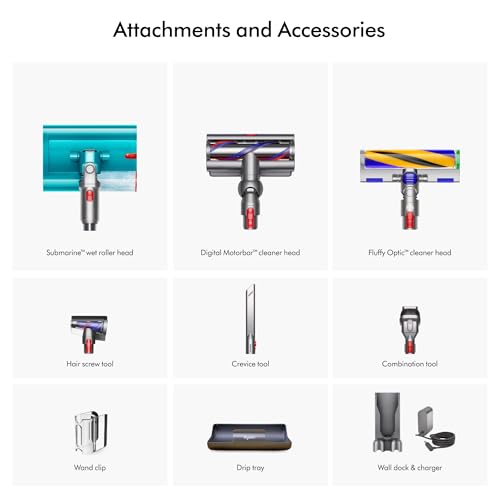 Dyson V15 Detect Plus Cordless Vacuum Yellow Nickel K953