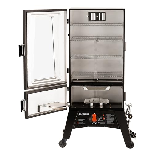 Masterbuilt 40-inch ThermoTemp Propane Vertical Smoker, Black X913427