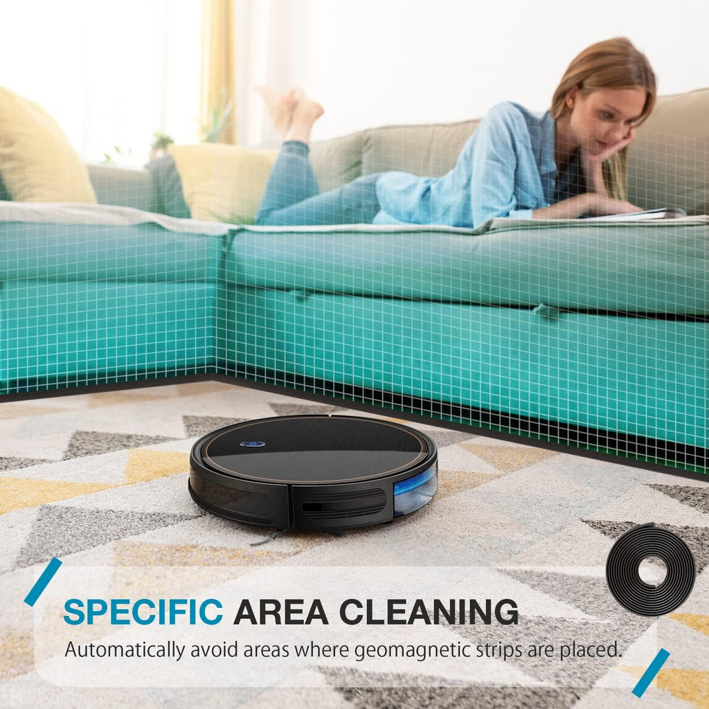 Robot Vacuum Cleaner 2000Pa Suction, 110 Min Runtime, Self-Charging B1979