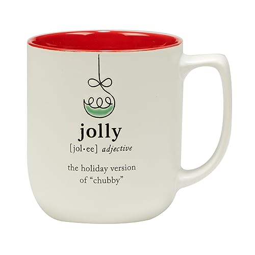 Certified International Christmas Fun Red Sayings 16 oz. Mugs, Set of 6 N62947