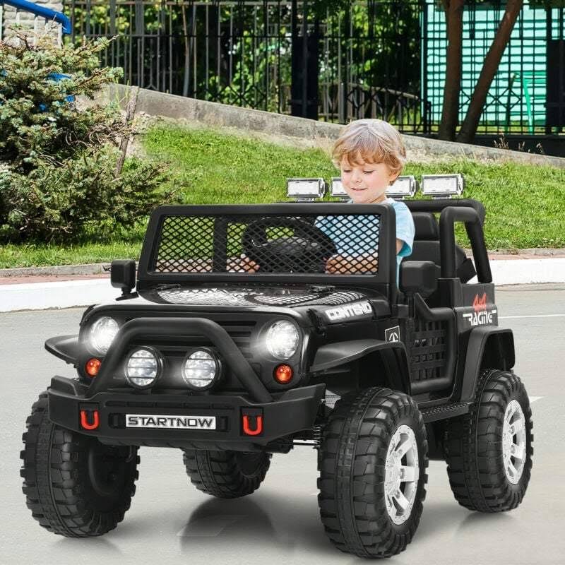 Costway 12V Kids Remote Control Electric Ride on Truck Car - Pink B556