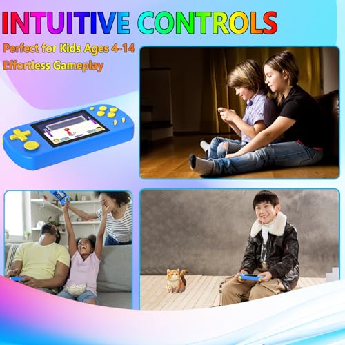 Handheld Games for Kids with 218 Built-in Games, 3.0" HD Screen, Blue G103188