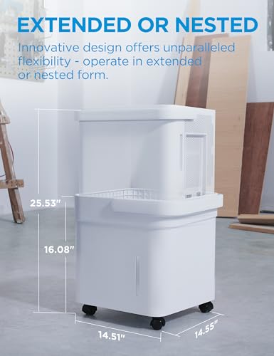 Midea Cube Dehumidifier with Drain Hose, Smart Control L67020