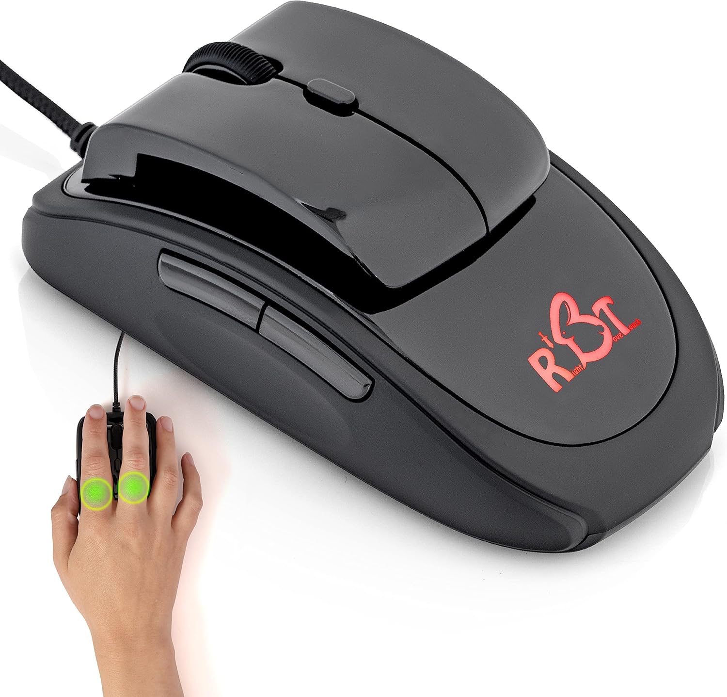 Carpal Tunnel Mouse Wrist Resting Ergonomics QuadraClicks RBT Doctors Recommended Reduce Numbness Tingling Fingers Support for Arthritic Hands #3D#CAD#Draft#Sculpt#Gaming