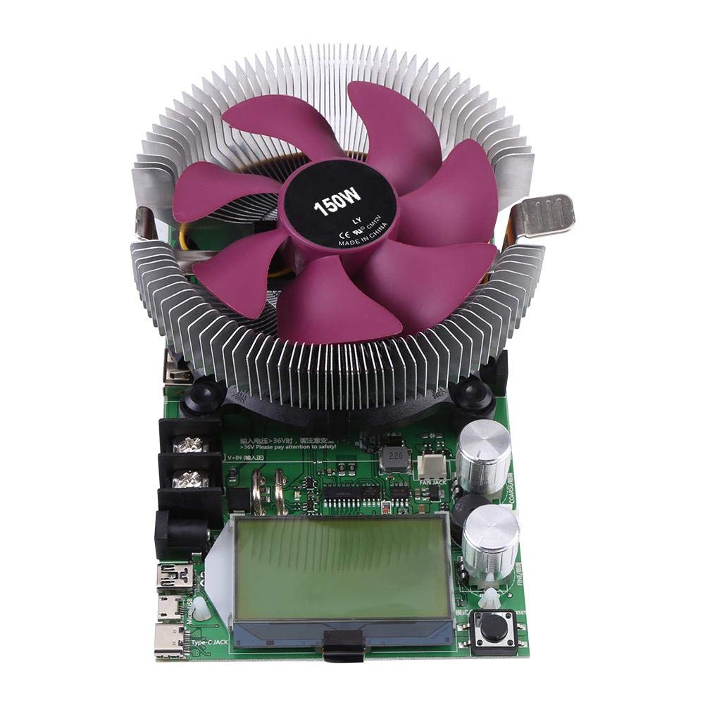150W 200V 20A USB Adjustable Electronic Load Tester Module Q6941