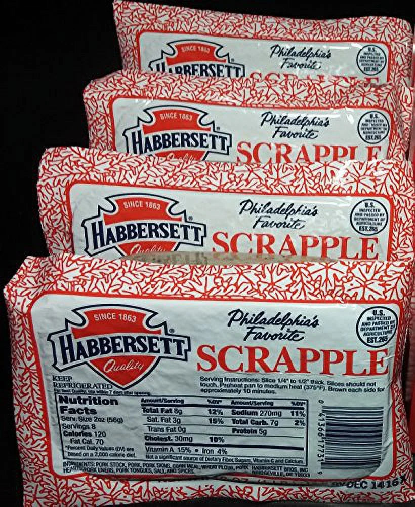 Philadelphia's Favorite Scrapple 4 Pound Package U2996
