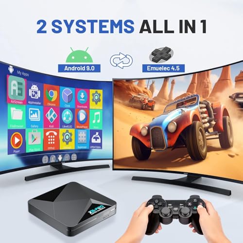 Kinhank Super Console X2 Pro Retro Game Console with 60000+ Games, 2 Controllers E367
