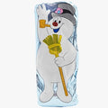 Large Christmas Chocolate Snowman Holiday Treats, Solid Smooth Milk Chocolate, Party Bag Fillers, Individually Wrapped Foils, Kosher Certified Dairy, 3Oz (12-Pack)