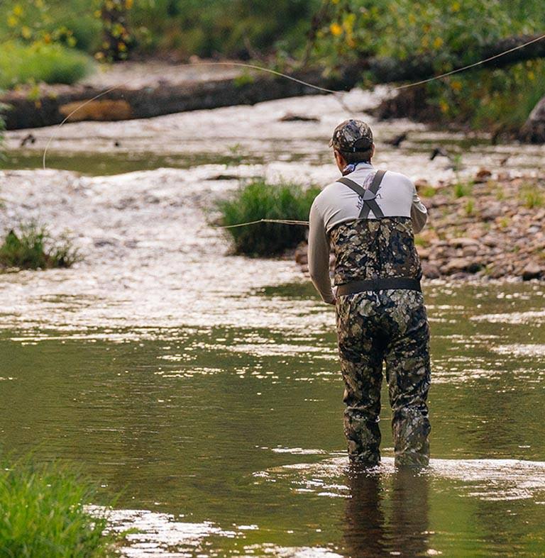 Simms G3 Guide Stockingfoot Waders Riparian Camo S W264