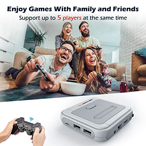 Kinhank Super Console X Retro Video Game Console with 2 Gamepads 128GB G979567