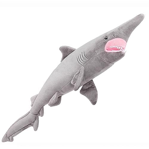 ZHONGXIN MADE Simulation Goblin Shark Plush Toy 26.5" B644527