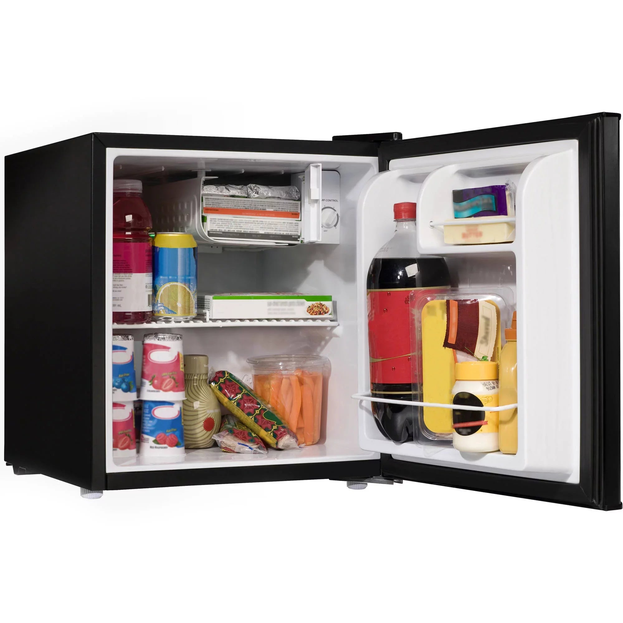 Galanz 1.7 Cu Ft Single Door Mini Fridge, Black X902
