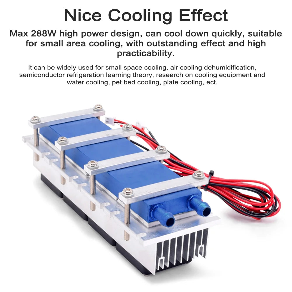 GoolRC Peltier Cooler 12V DC 30A Semiconductor DIY Kit K293