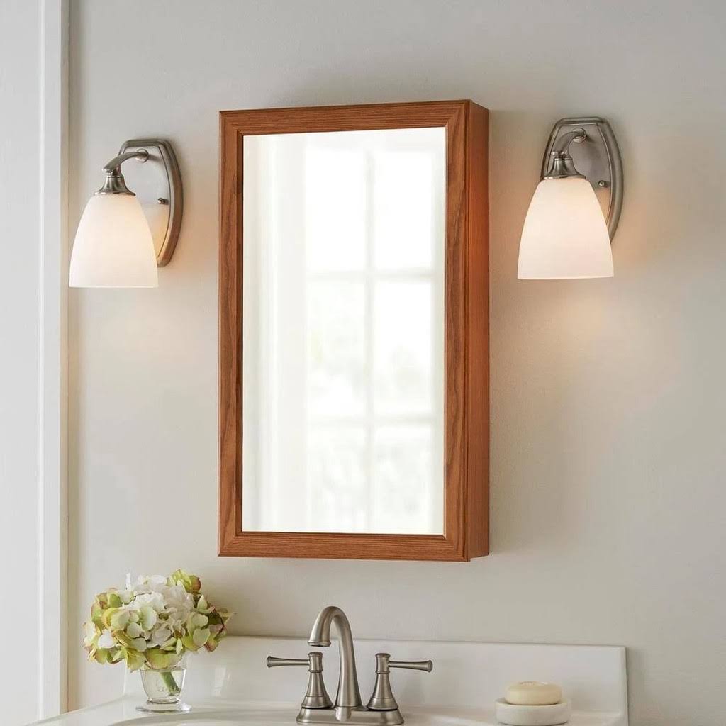 Glacier Bay Hampton 30" Bathroom Vanity Cabinet Only, Oak Q715