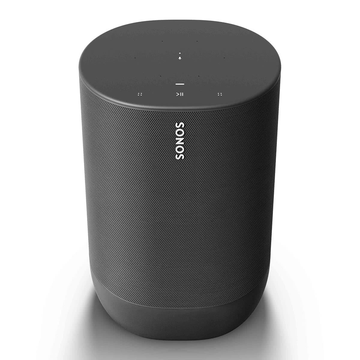 Open Box Sonos Move Portable Smart Speaker with Bluetooth and Wi-Fi (Black) I24231