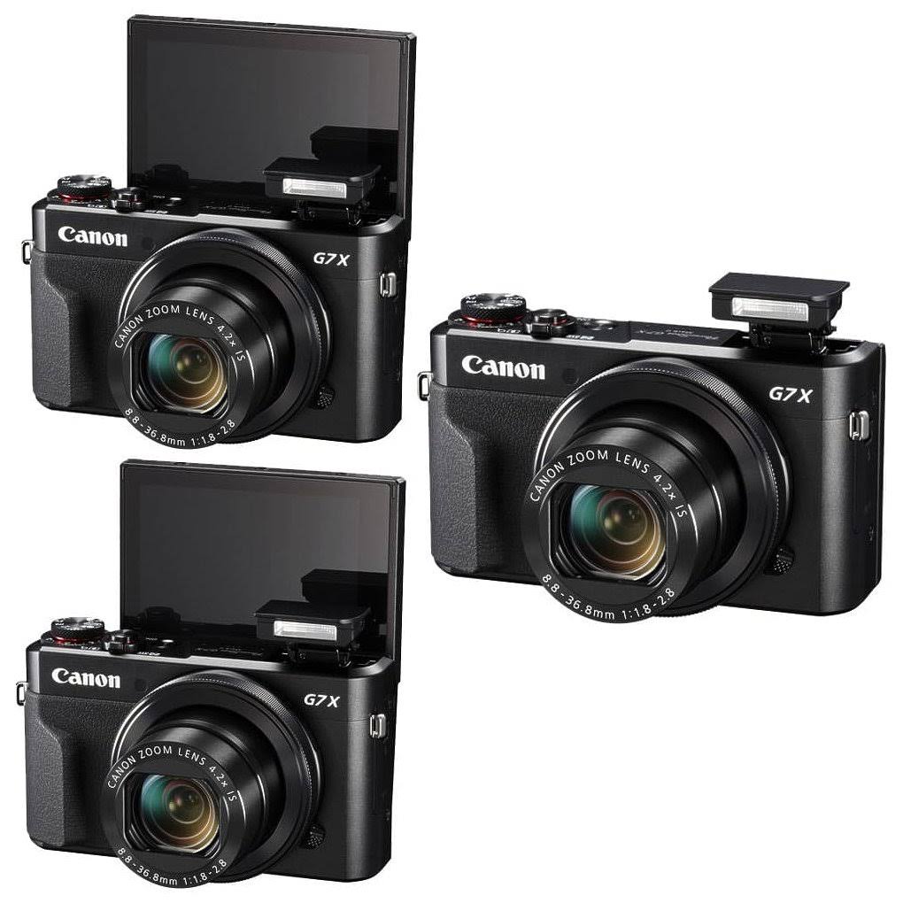 Canon G7X Mark II PowerShot 20.1MP Digital Camera Black L106356