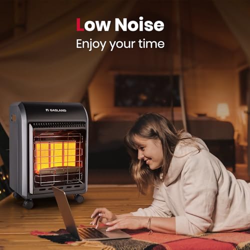 Gasland MHA18BN Propane Radiant Heater, 18,000 BTU, Portable for Garage & Workshop D8555