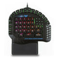 Aula Excalibur Master One-Hand Gaming Keyboard Removable Hand Rest RGB Backlight Mechanical