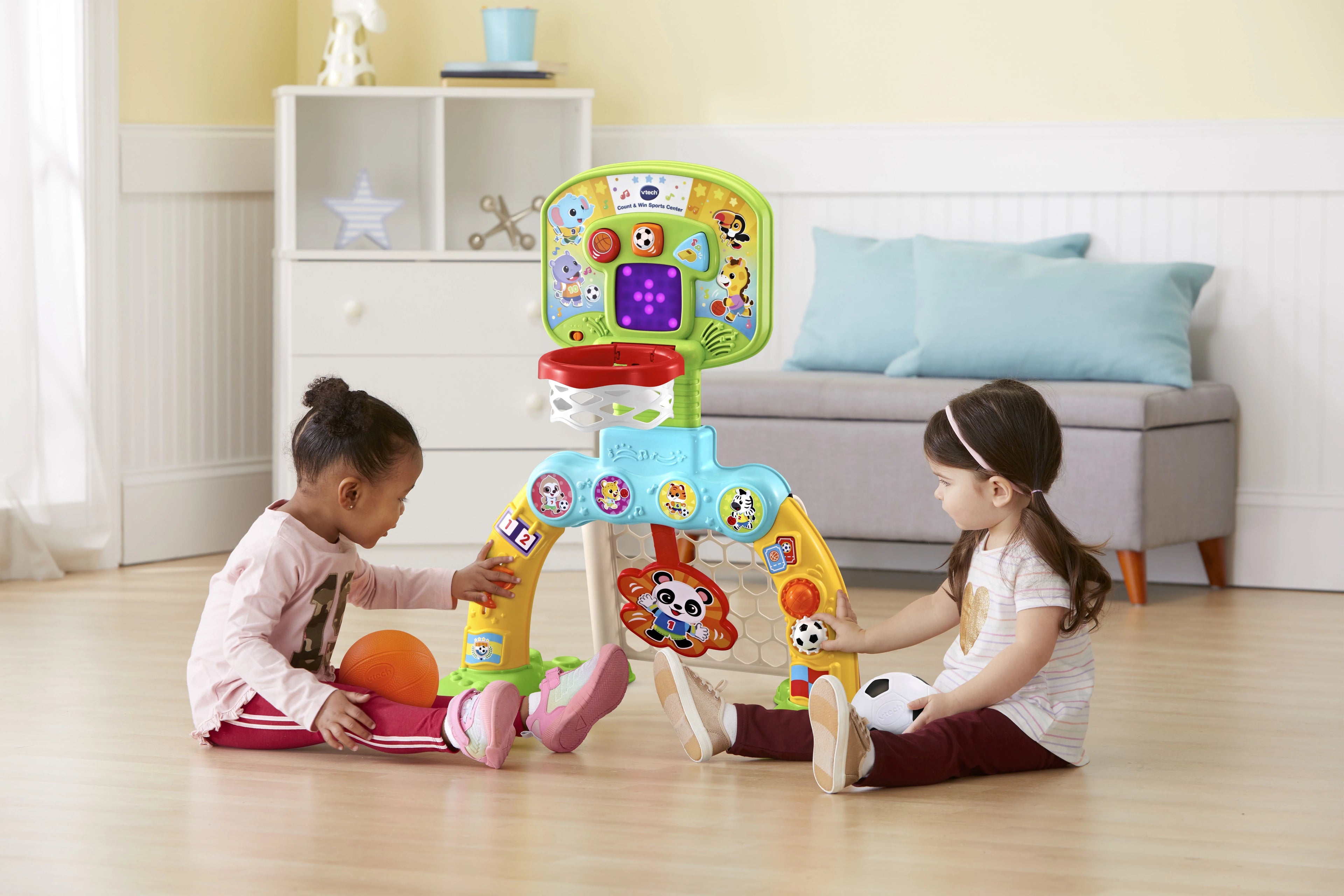 VTech Count & Win Sports Center Basketball and Soccer Toy for Toddlers X682