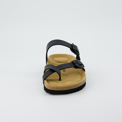 CUSHIONAIRE Women's Luna Cork Footbed Sandal I795