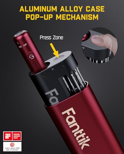 Fanttik F2 Master Mini Cordless Rotary Tool Kit, 5 Speed, 35 Accessories Q64782