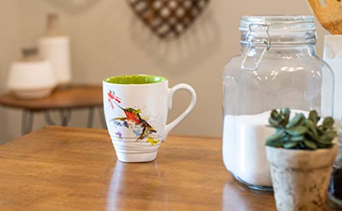 Dean Crouser Cardinal Watercolor Stoneware Mug 16 oz N1410