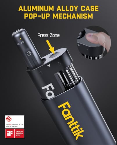 Fanttik F2 Master Mini Cordless Rotary Tool Kit, 5 Speed, 35 Accessories Q64782