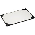 Dacasso Leather Blotter Desk Pad, 34 x 20, Black
