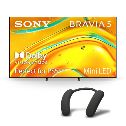 Sony BRAVIA 5 65 Inch Mini LED 4K Smart Google TV with XR Processor, 2025 Model V700322