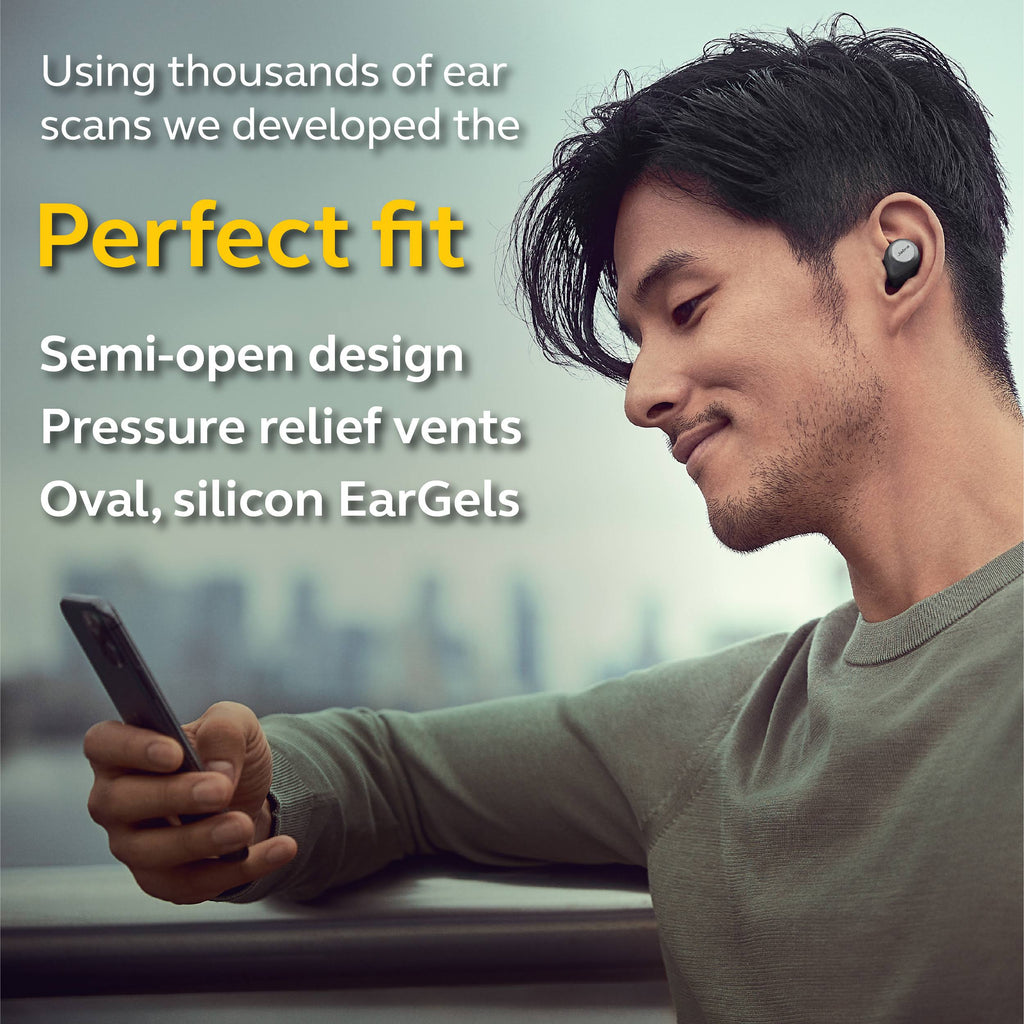 Jabra Elite 85t Wireless In-Ear Earphones with Mic, Noise-Canceling, Titanium Black L1671
