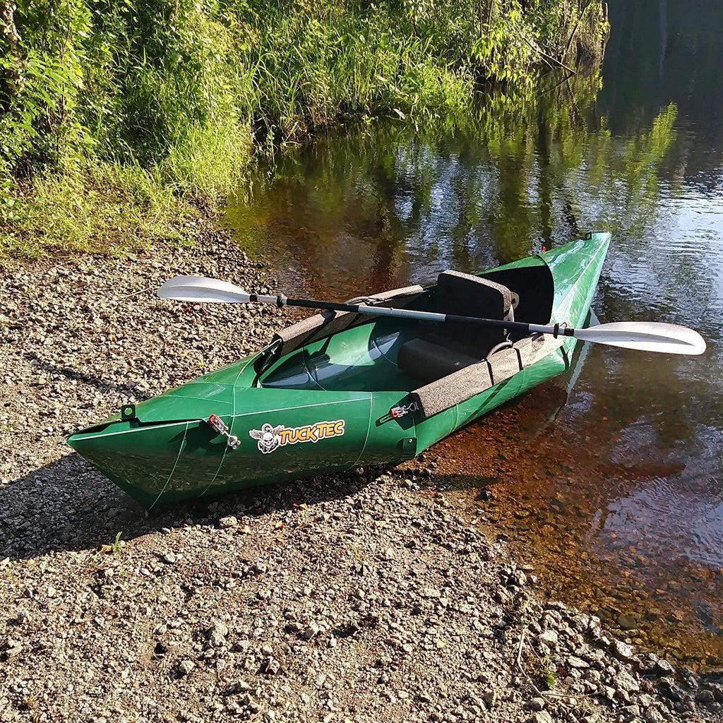 Tucktec Advanced 2020 Model 10 Ft Foldable Kayak Portable Lightweight Canoe Dark Yellow P703543