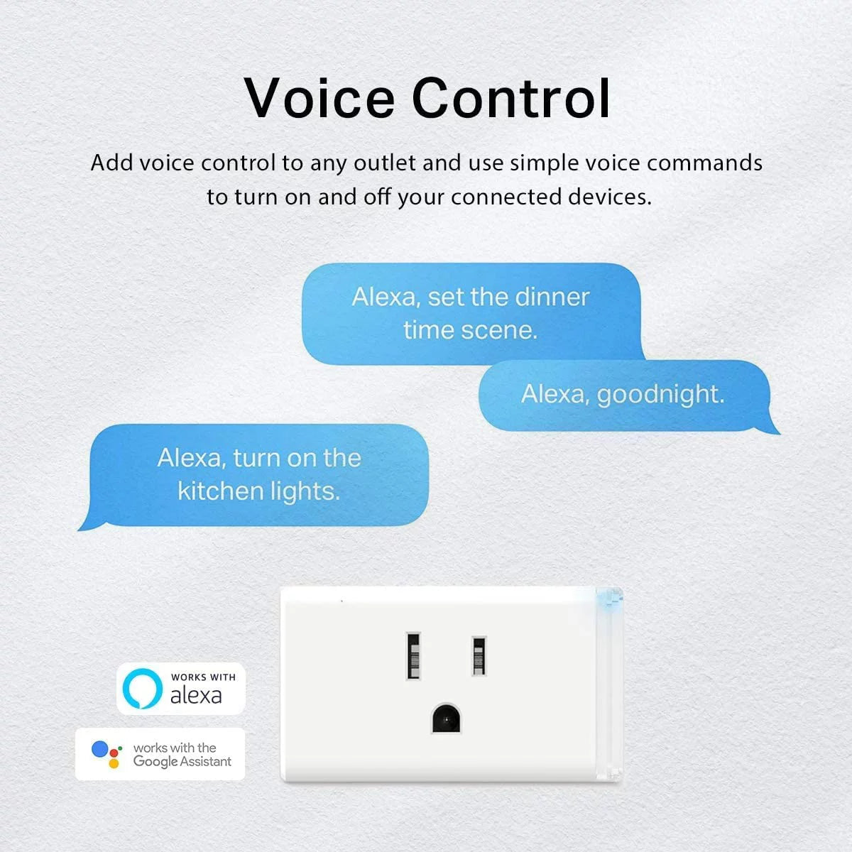 Kasa Smart Plug, Wi-Fi Outlet Works with Alexa and Google Home, 4-Pack, White F469785
