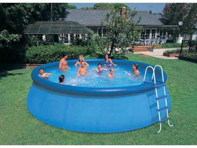 Intex 18ft x 48in Easy Set Above Ground Pool with Filter Cartridge L68205