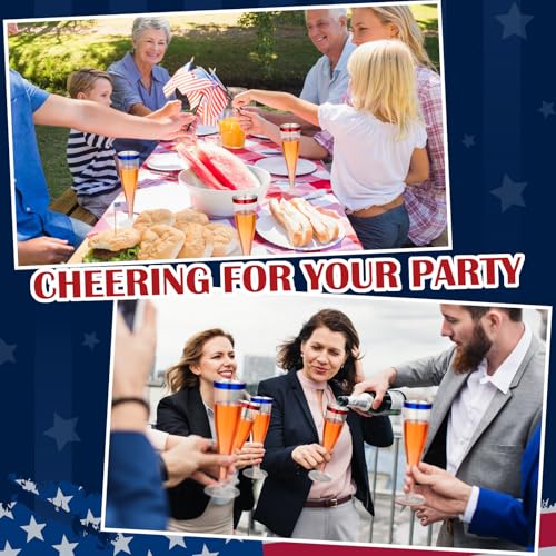 36 Pcs Plastic Champagne Flutes 4.5 oz Clear Toasting Glasses for Party V61372