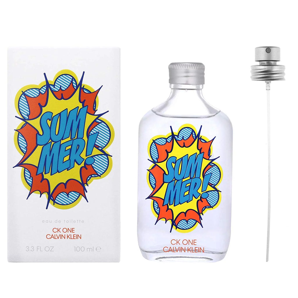 Calvin Klein CK One Summer 2019 EDT Spray for Men, 3.4 oz G34189