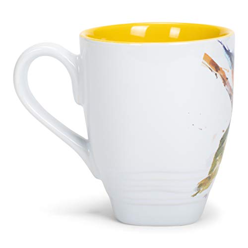 Dean Crouser Cardinal Watercolor Stoneware Mug 16 oz N1410