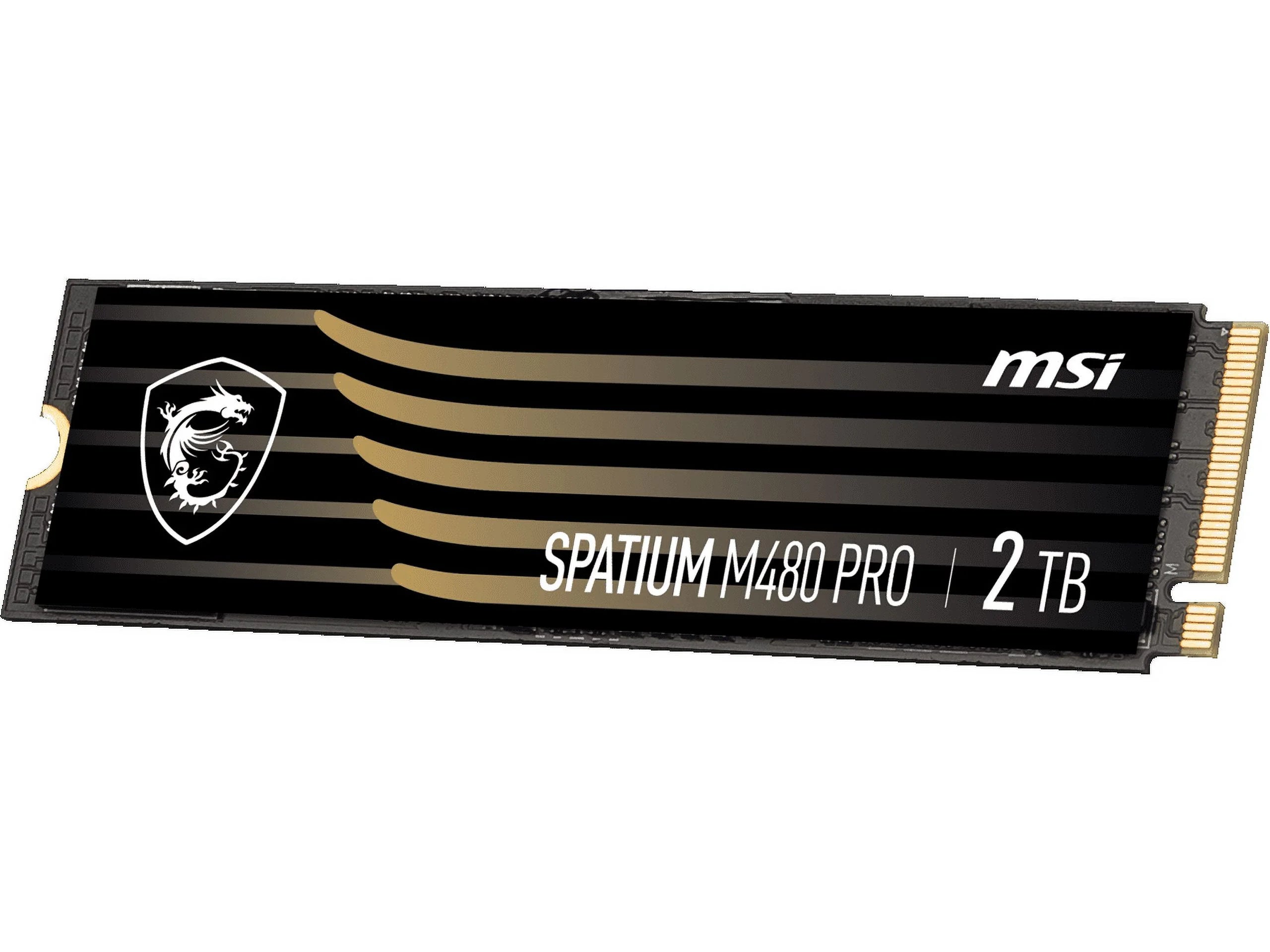 MSI SPATIUM M480 PRO 2TB PCIe 4.0 NVMe M.2 SSD Y44421