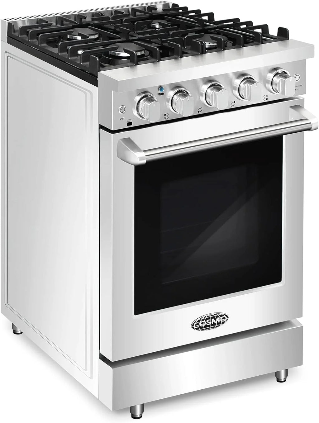 24 in. Freestanding Gas Range with Stainless Steel Oven N609