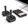 My Arcade Atari Game Station Pro: Video Game Console with 200+ Games, Wireless Joysticks, RGB LED Lights, Atari 2600/5200/7800 and More (Renewed)