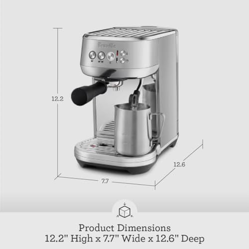 Breville Bambino Plus Espresso Machine BES500BSS, Brushed Stainless Steel U564