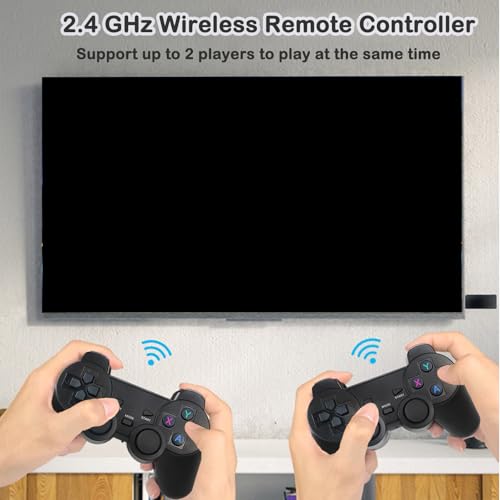 Retro Game Console with 20000+ Built-in Games, 4K HDMI, Dual Controllers D706097