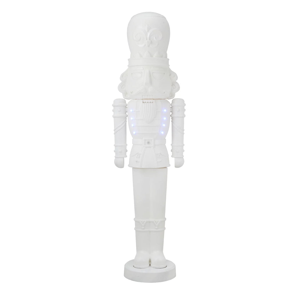 75" White Nutcracker, Holiday Time, Christmas Decoration